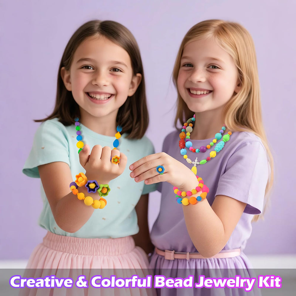 MagicKidz Portable Pink Storage Box keeps finished pieces organized and portable