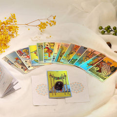 MagicSeer tarot guidebook inside offers clear explanations to support beginners.