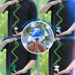 MagicYOYO K3 Aurora-P deep center groove enables easy finger spins and trick learning.