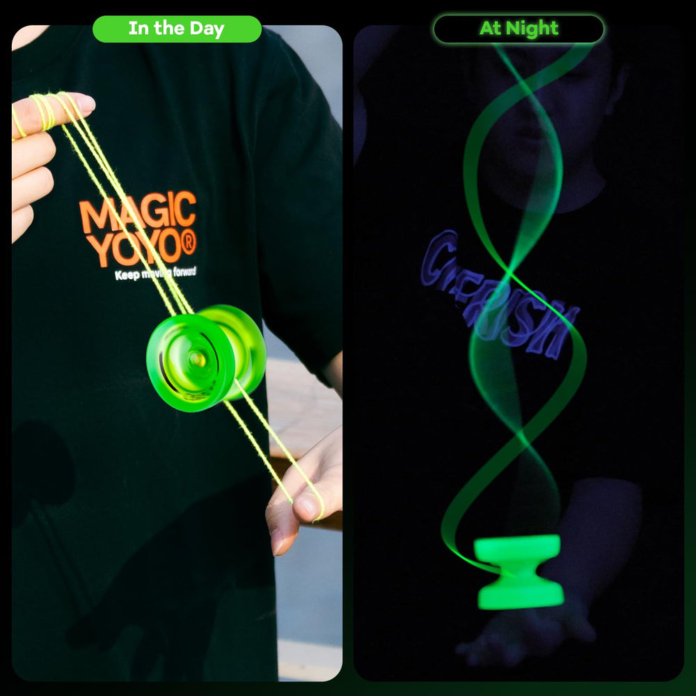 MAGICYOYO K2 Glow Green beginner-friendly pull for easy learning.