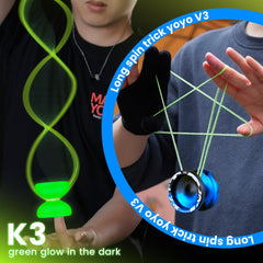 MAGICYOYO accessory kit contents including strings and bearings for quick setups