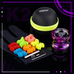 MAGICYOYO K2 Crystal KK bearing compatibility shows versatility for tricks.