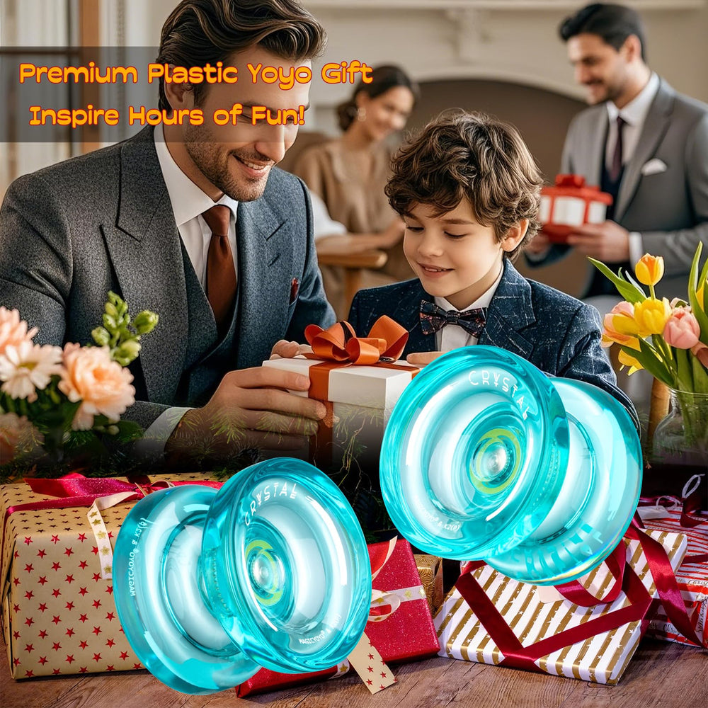 MAGICYOYO K2 Crystal Yoyo colorful green finish enhances group practice visibility