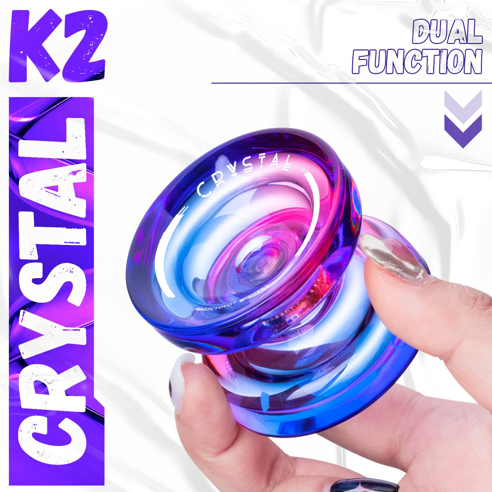MAGICYOYO K2 Crystal unresponsive bearing detail enables progressive mode options.