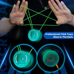 MAGICYOYO K2 hand-spin demo yoyo shown for precise tricks.