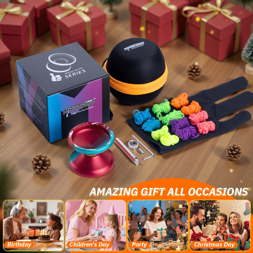 MAGICYOYO V10 storage case with accessories for organized practice