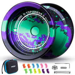 MagicYoYo V12 finger-spin dimple aids smooth fingertip spins for tricks.