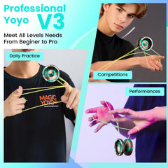 MAGICYOYO V3 replacement bearing and axle expand setup options