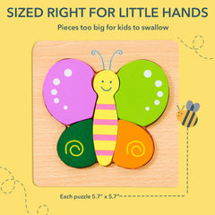 MAGIFIRE wooden puzzles eco-friendly design promotes durable, age-appropriate play.