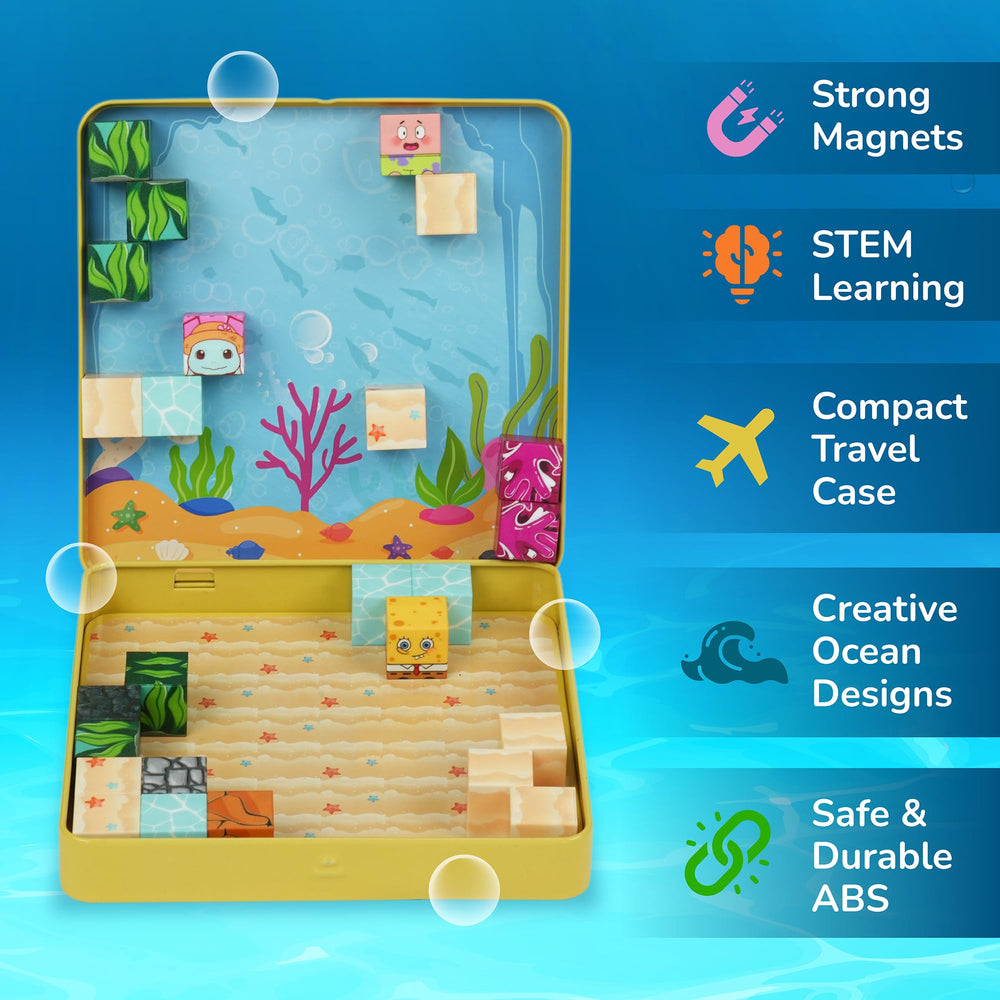 Maginoo creative building ideas with 49 magnets.