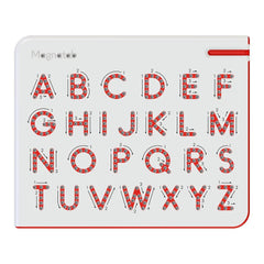 Magnatab A to Z Uppercase tablet with magnetic stylus guiding letters for hands-on learning.