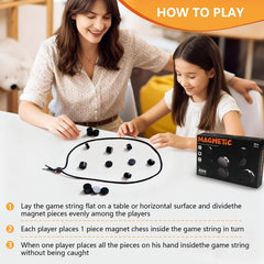 Magnet Game with String three-step learning quick to grasp for beginners