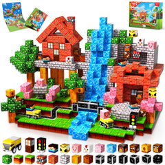 Magnetopia 100-piece magnetic blocks pack for imaginative building and STEM play
