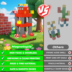 Magnetopia light-up elements add interactive glow during STEM play