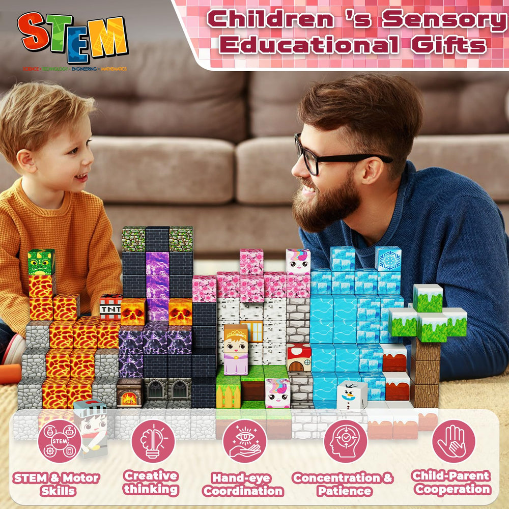 Magnetopia blocks as an Easter gift, inviting festive, creative construction fun.