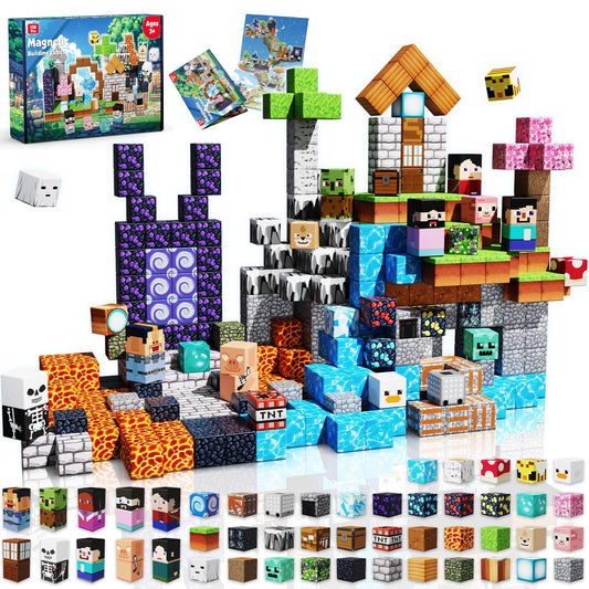 Magneverse 150 PCS 0.8in cubes ready for imaginative building play.