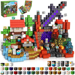 Magneverse 500-piece 0.8-inch cubes close-up showing tactile magnets for learning