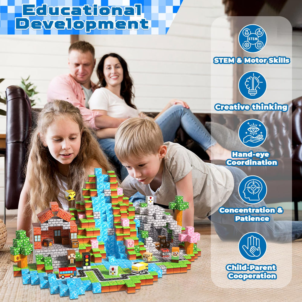 Perfect for ages 3+ Magneverse magnetic construction set promotes focus and fine motor skills.
