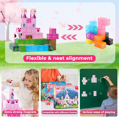 Magneverse compatible with other tiles expands kingdoms with existing magnetic sets.