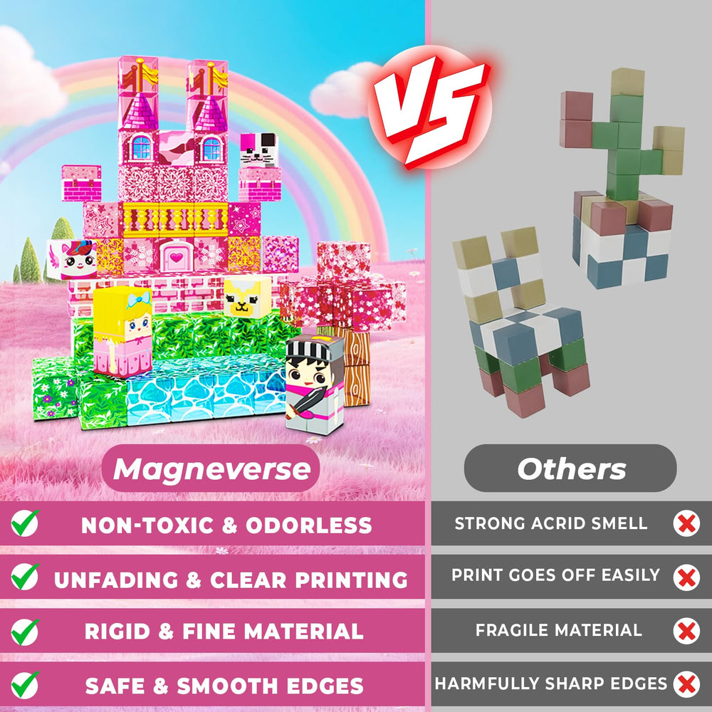 Magneverse Creative blocks develop spatial skills through imaginative architecture