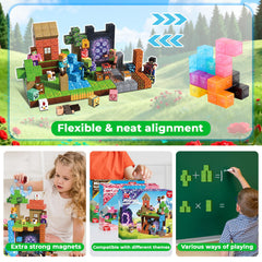 Magneverse durable plastic cubes resist scratches for long-lasting play.
