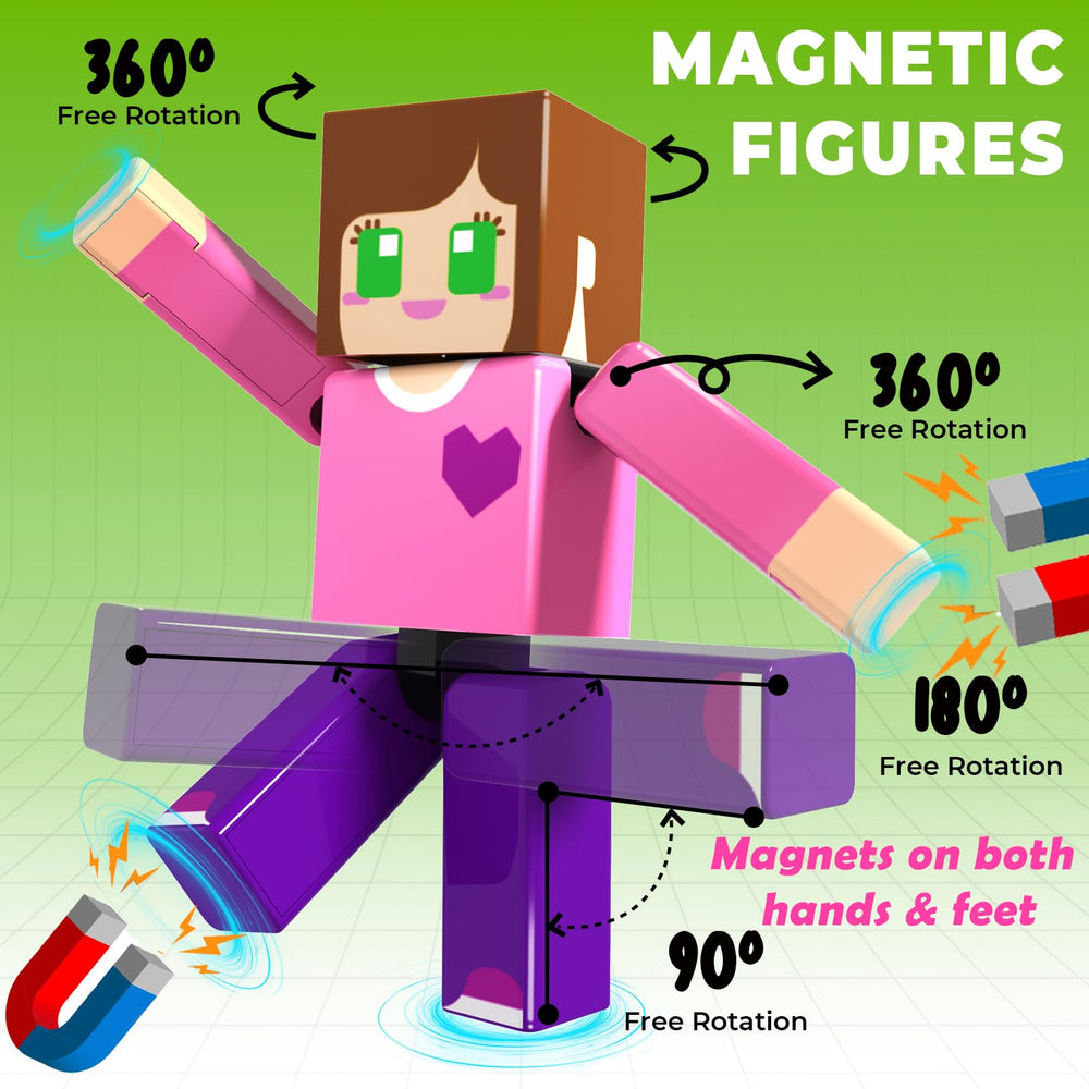 Magneverse elegant storage box keeps parts organized for on-the-go learning.