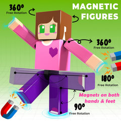 Magneverse elegant storage box keeps parts organized for on-the-go learning.
