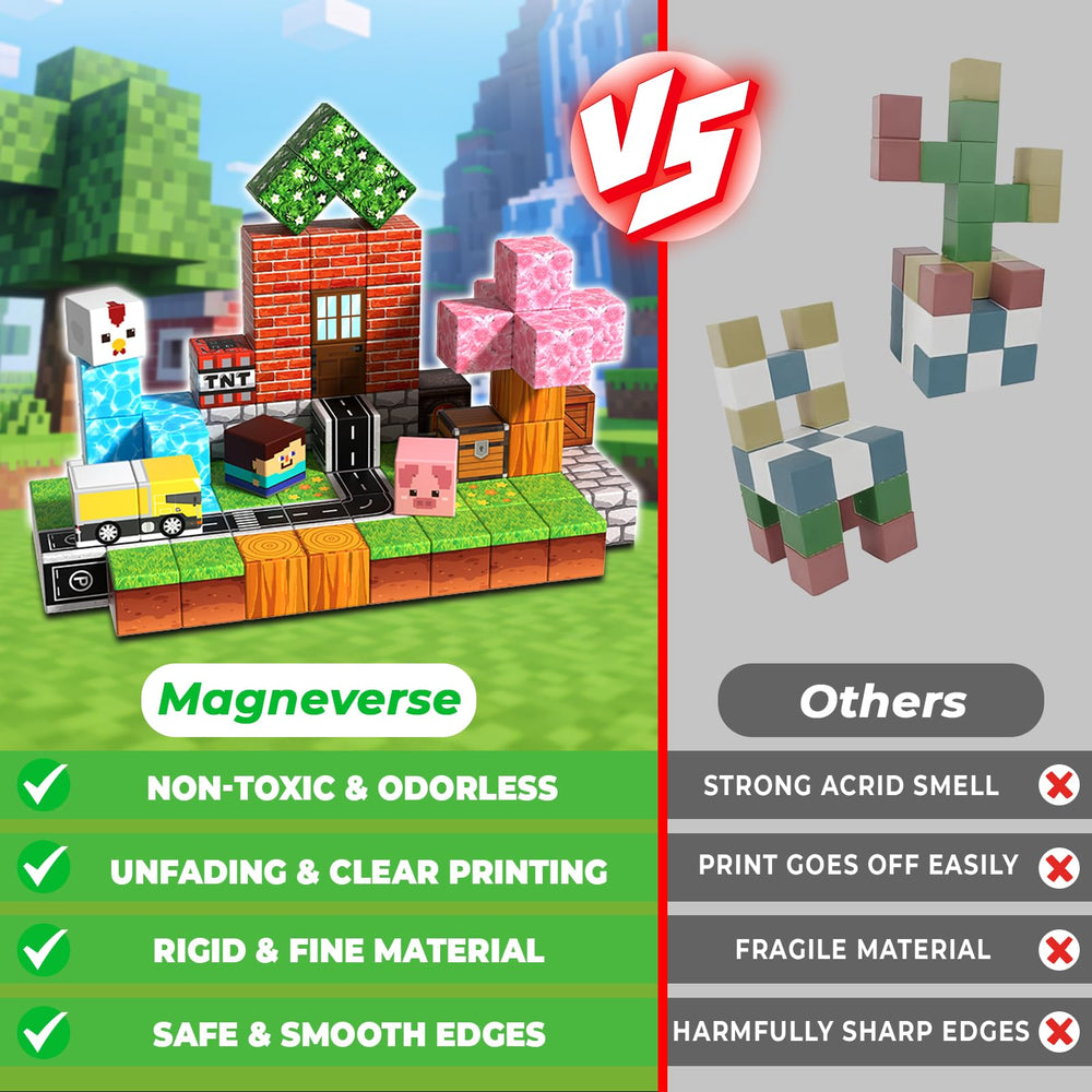 Magneverse forest idea booklet visible guiding story based building sessions