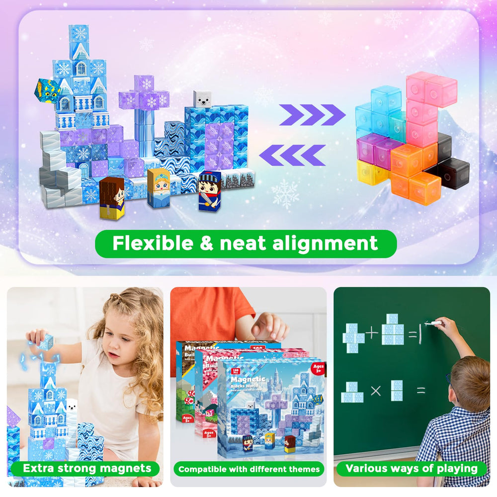 Magneverse-princess-castle-building shows magical storytelling and collaborative play.