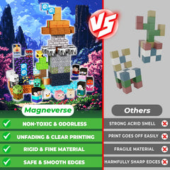 Magneverse safe, durable magnets designed for little hands and active use.