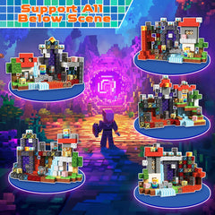 Magneverse blocks click together with strong magnets for taller, stable creations.