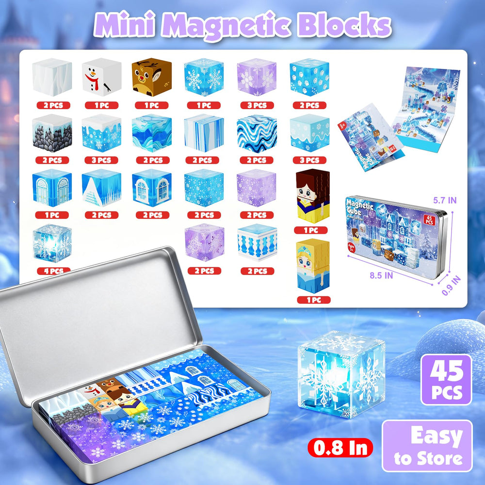 Magneverse magnetic blocks with strong magnets create stable structures.