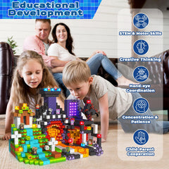 Magnevia STEM blocks boost imagination and hand-eye coordination during play.