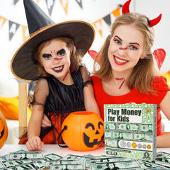 MAGLOGY play money bills sorted for orderly math activities