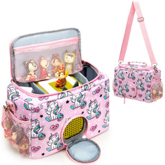 MaidMAX Toniebox carrying case with front window for easy listening on the go.