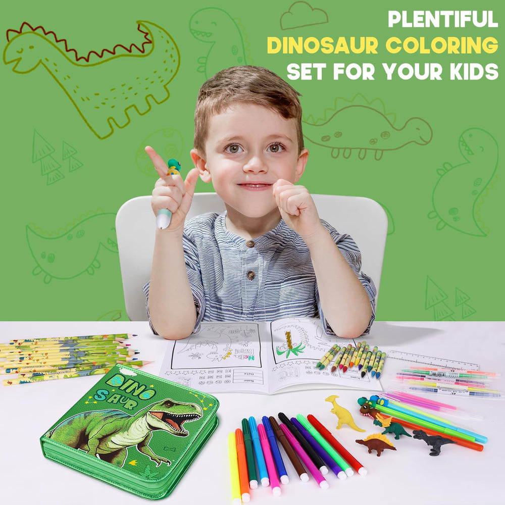 MAIGOZON dinosaur coloring book with pencils fueling imagination