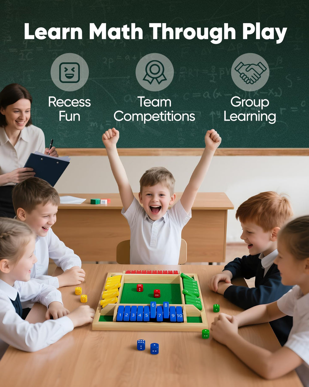 Maiji Planet Shut The Box family playing together for multi-generational bonding
