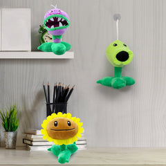Maikerry PVZ pea shooter plush figure, safe fabric for gentle cuddling