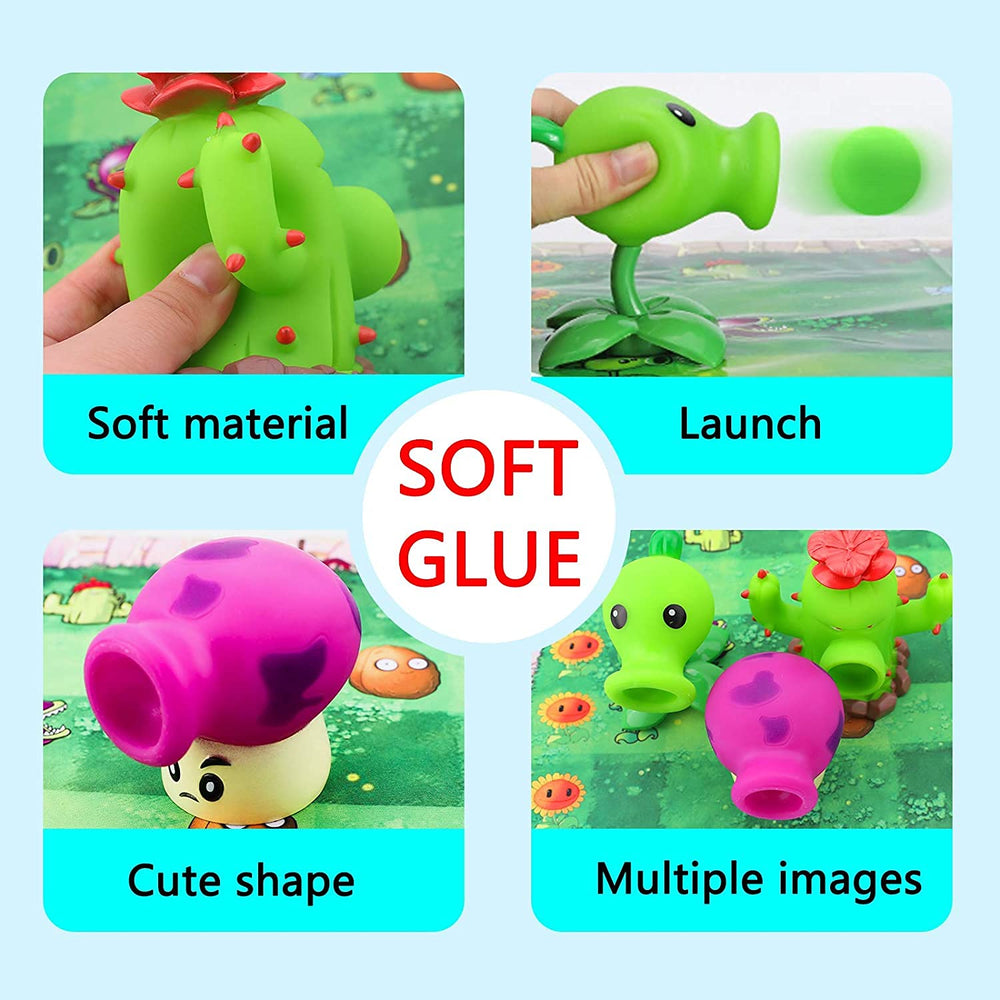 Maikerry PVZ 2 Fume shroom figure with smooth finish for safe handling