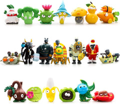 Maikerry PVZ figure toys set front view, vibrant characters for lively play and display.