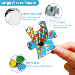 Maiqufa vibrant clear imagery to engage puzzle sessions.