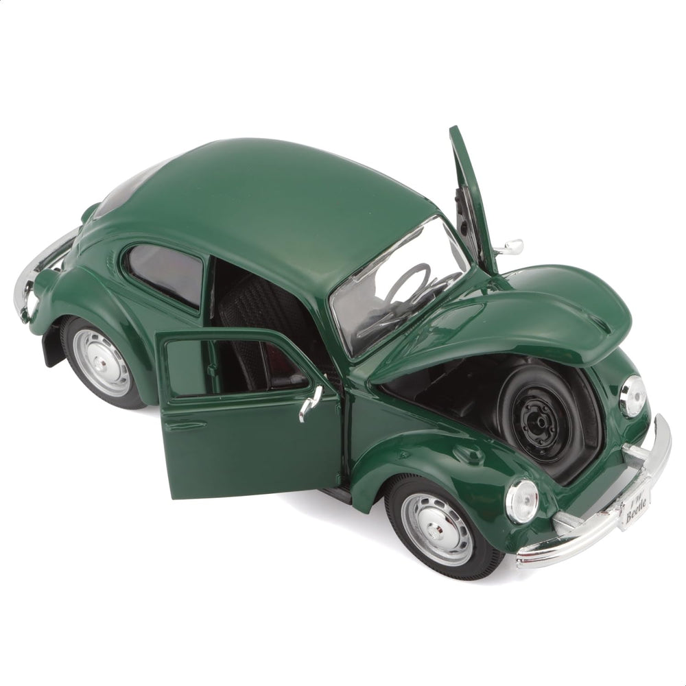 Maisto 1:24 SE Beetle, side view in green, collectible detail for fans