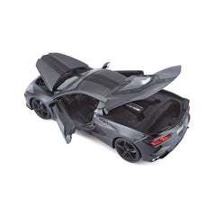 Maisto 1:18 Corvette Stingray Z51 grey detailed chassis and exhaust