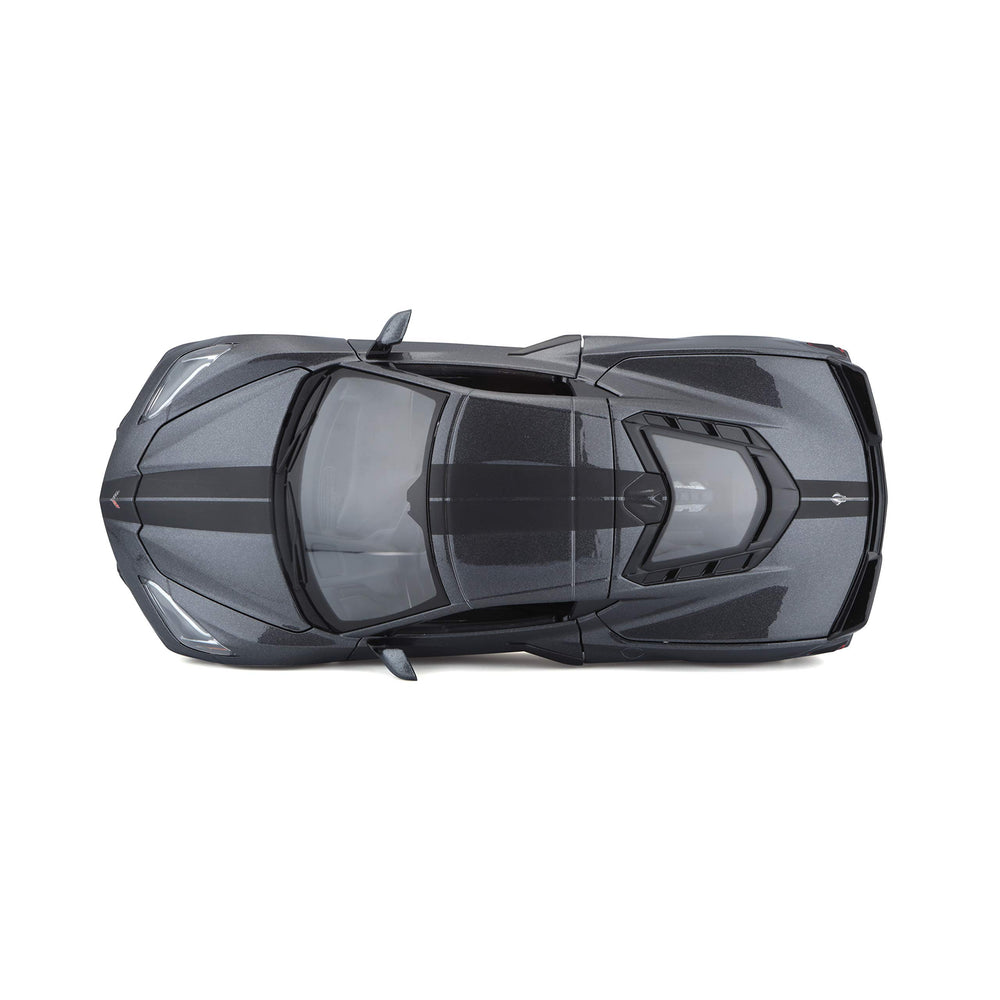 Maisto 1:18 Corvette Stingray Z51 grey interior with visible seats