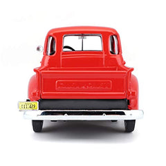 Maisto 1950 Chevrolet 3100 pickup diecast, rear view, accurate vintage styling