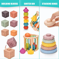 Majabike matching eggs for sorting activities and tactile learning.