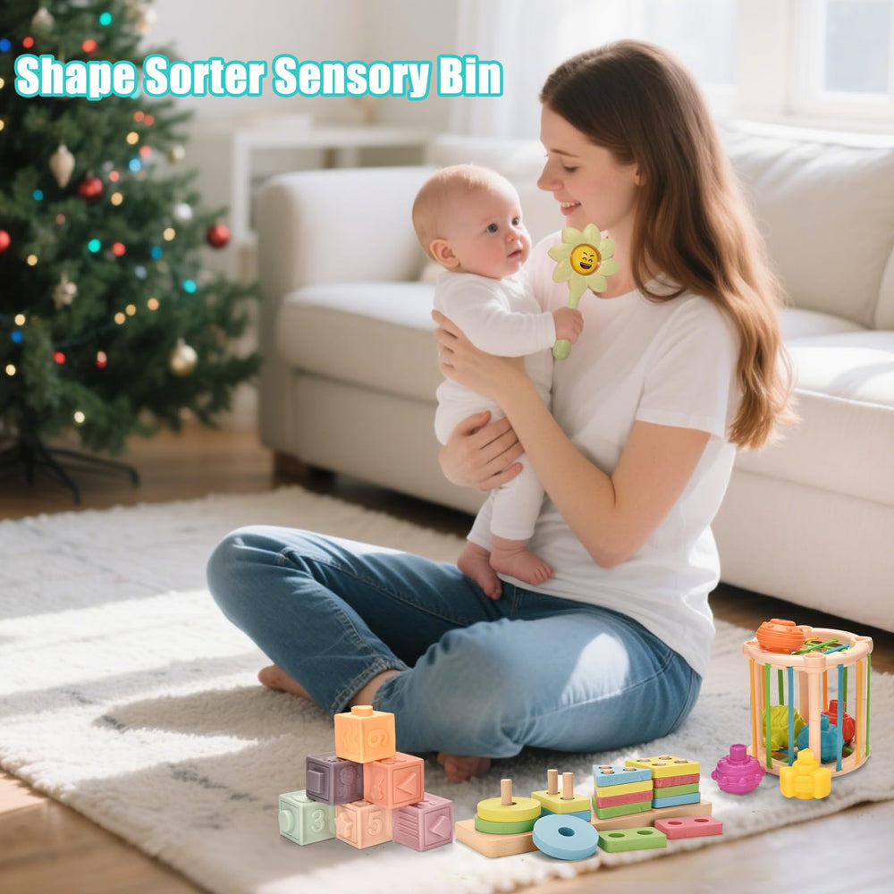 Majabike pull-string ball toy invites reach-and-pull interaction.