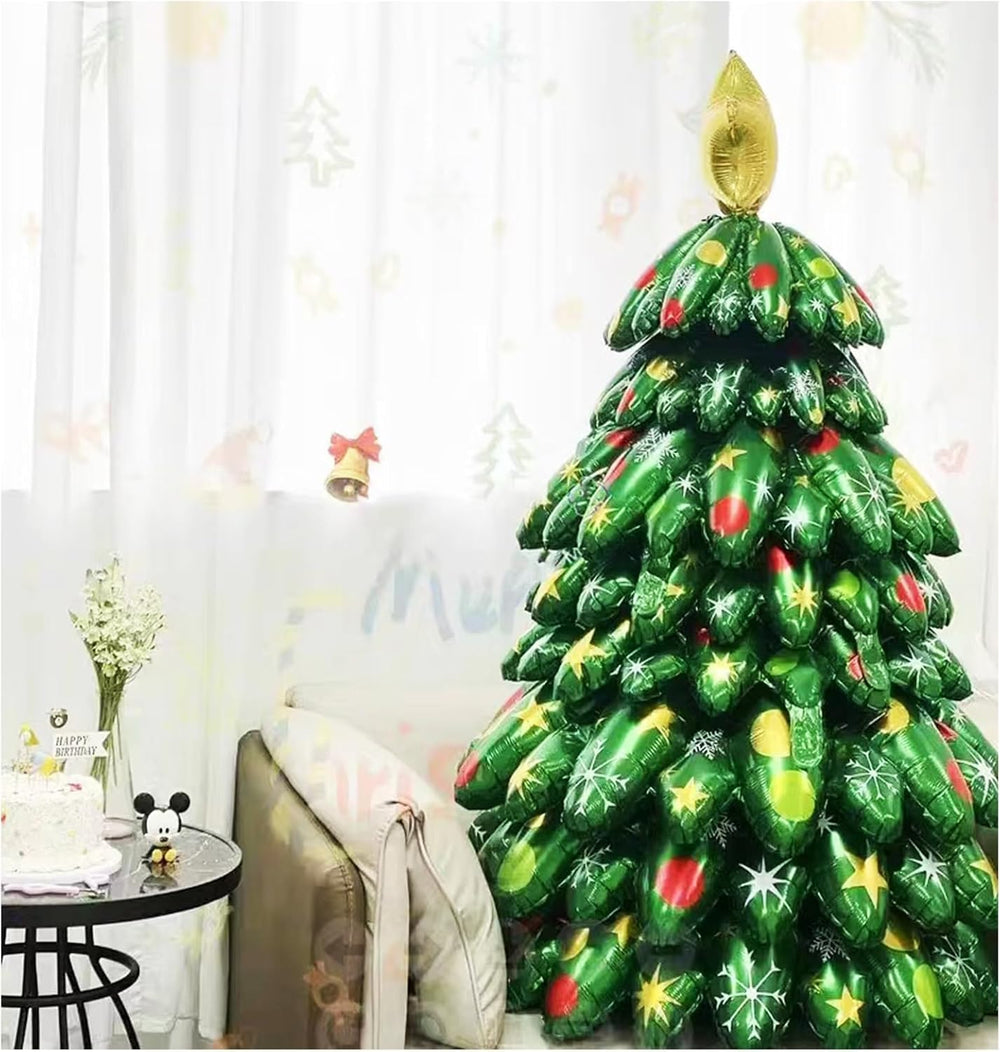 Majiato Christmas tree balloons big leaf 3 helps finish the tree crown