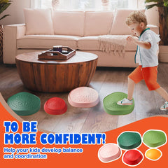 Makarci Balance Stepping Stones easy to store after sessions and tidy play space.