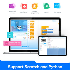 Makeblock CyberPi lesson curriculum offering 37 guided activities for structured progress.